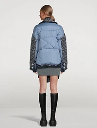 Killer Tweed Down Puffer Jacket