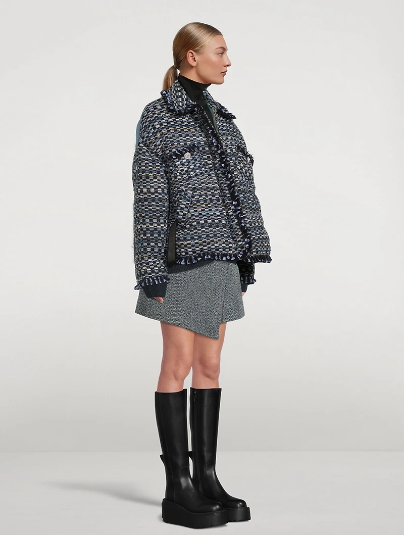 Killer Tweed Down Puffer Jacket