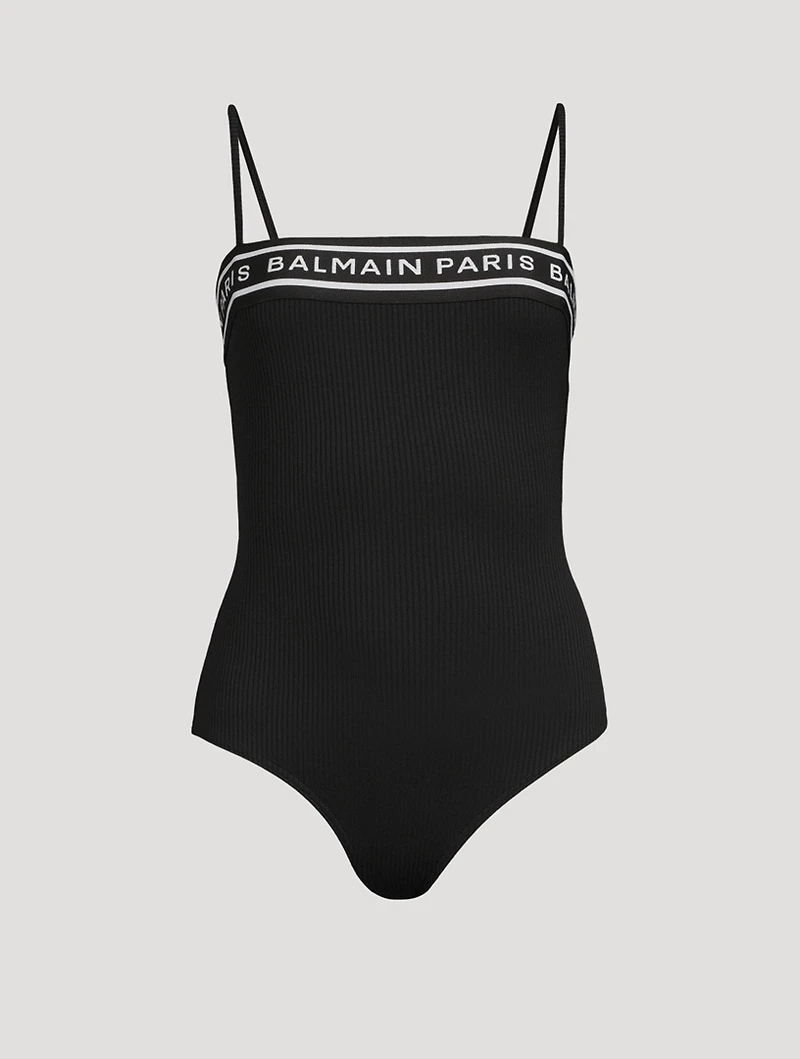 Ribbed One-Piece Swimsuit