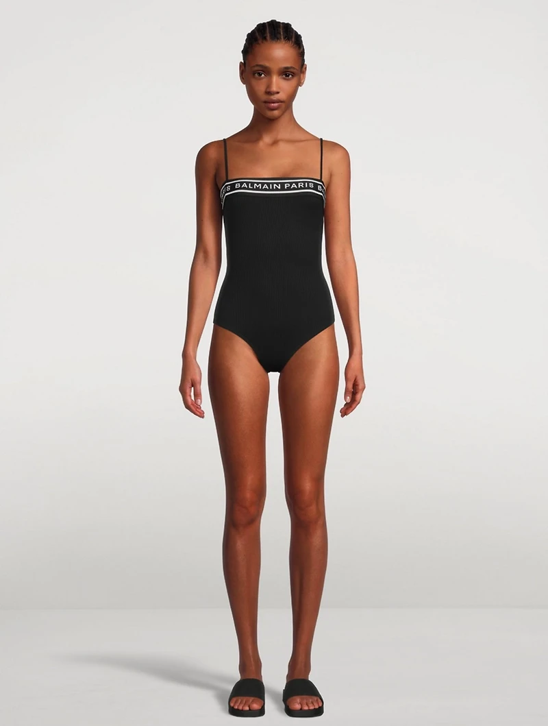 Ribbed One-Piece Swimsuit