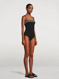 Ribbed One-Piece Swimsuit