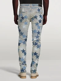 Chemist Jeans With Patchwork Stars