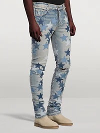 Chemist Jeans With Patchwork Stars