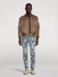 Chemist Jeans With Patchwork Stars