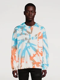 Core Logo Sweatshirt Tie Dye Print
