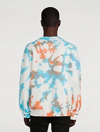 Core Logo Sweatshirt Tie Dye Print