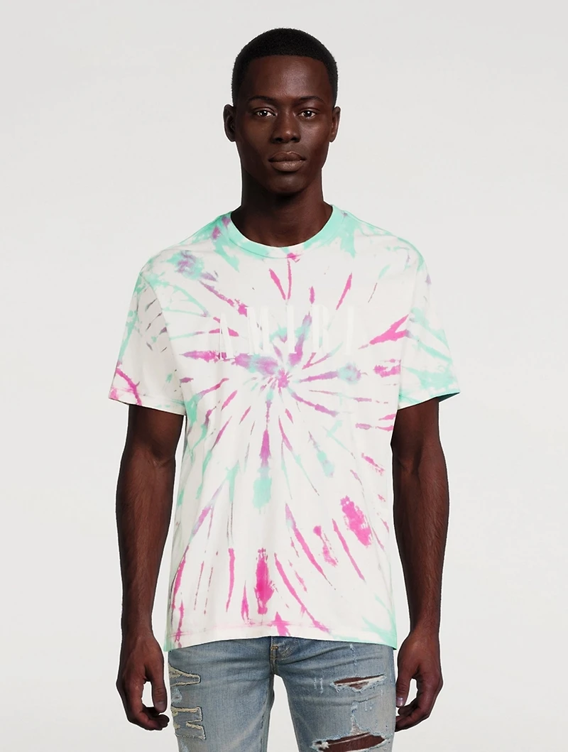 Core Logo T-Shirt Tie Dye Print
