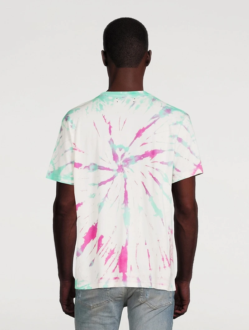 Core Logo T-Shirt Tie Dye Print