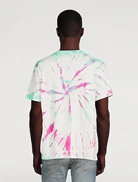 Core Logo T-Shirt Tie Dye Print