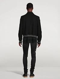 Bones Wool-Blend Varsity Jacket
