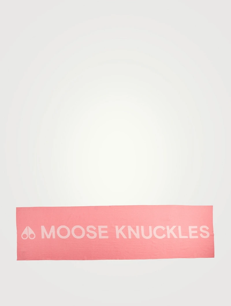 Wool And Cashmere Logo Scarf