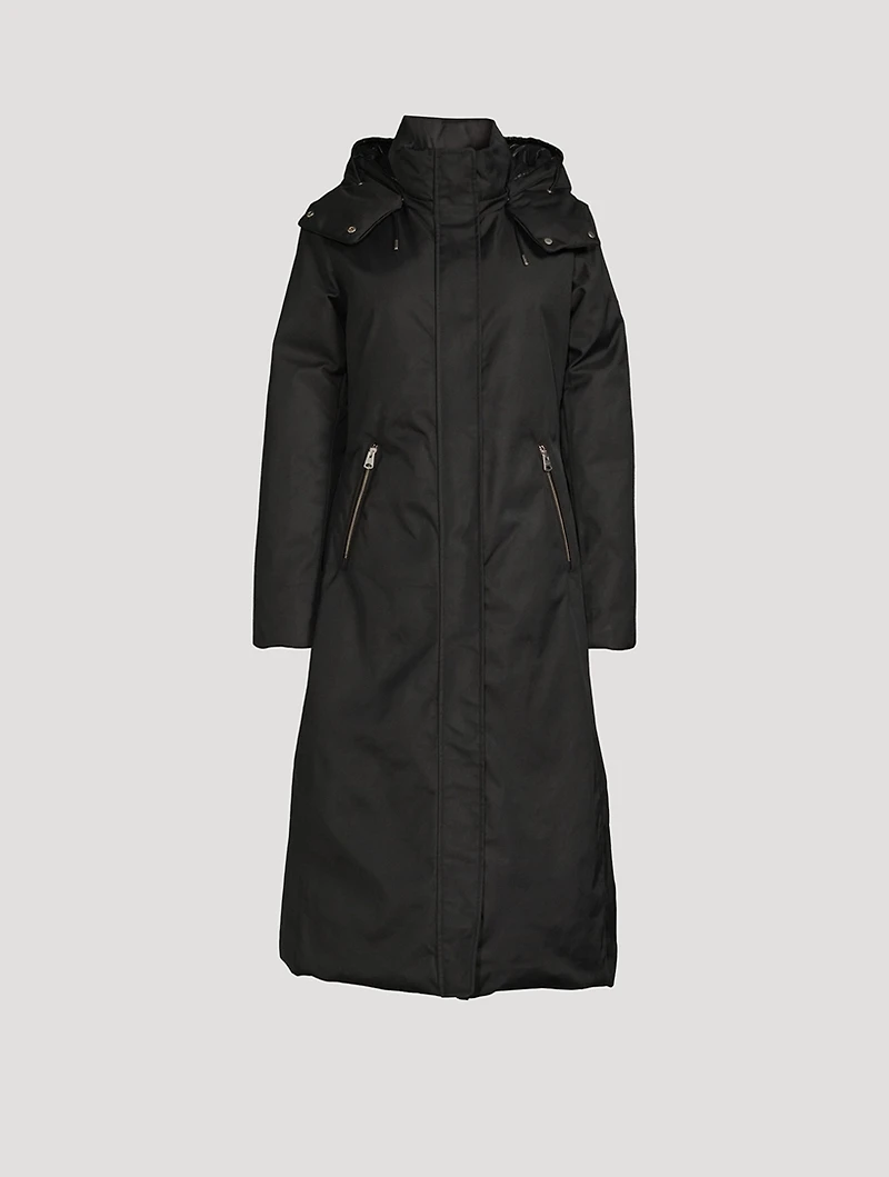 Kelsi Long Twill Down Coat