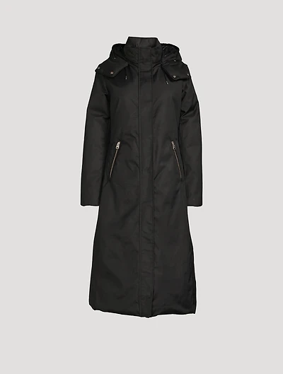 Kelsi Long Twill Down Coat