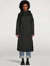Kelsi Long Twill Down Coat