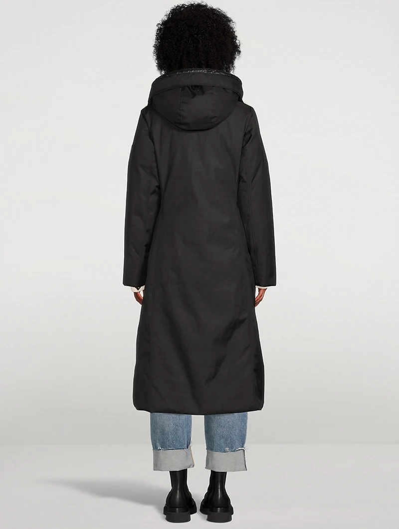 Kelsi Long Twill Down Coat