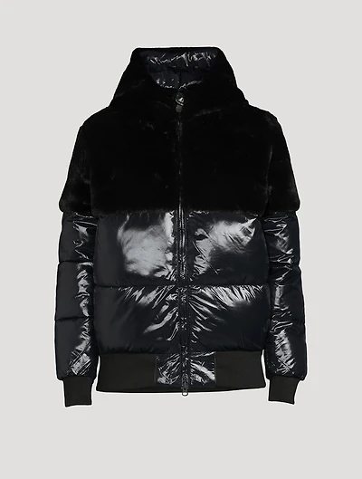 Ginerva Faux Fur Hooded Jacket