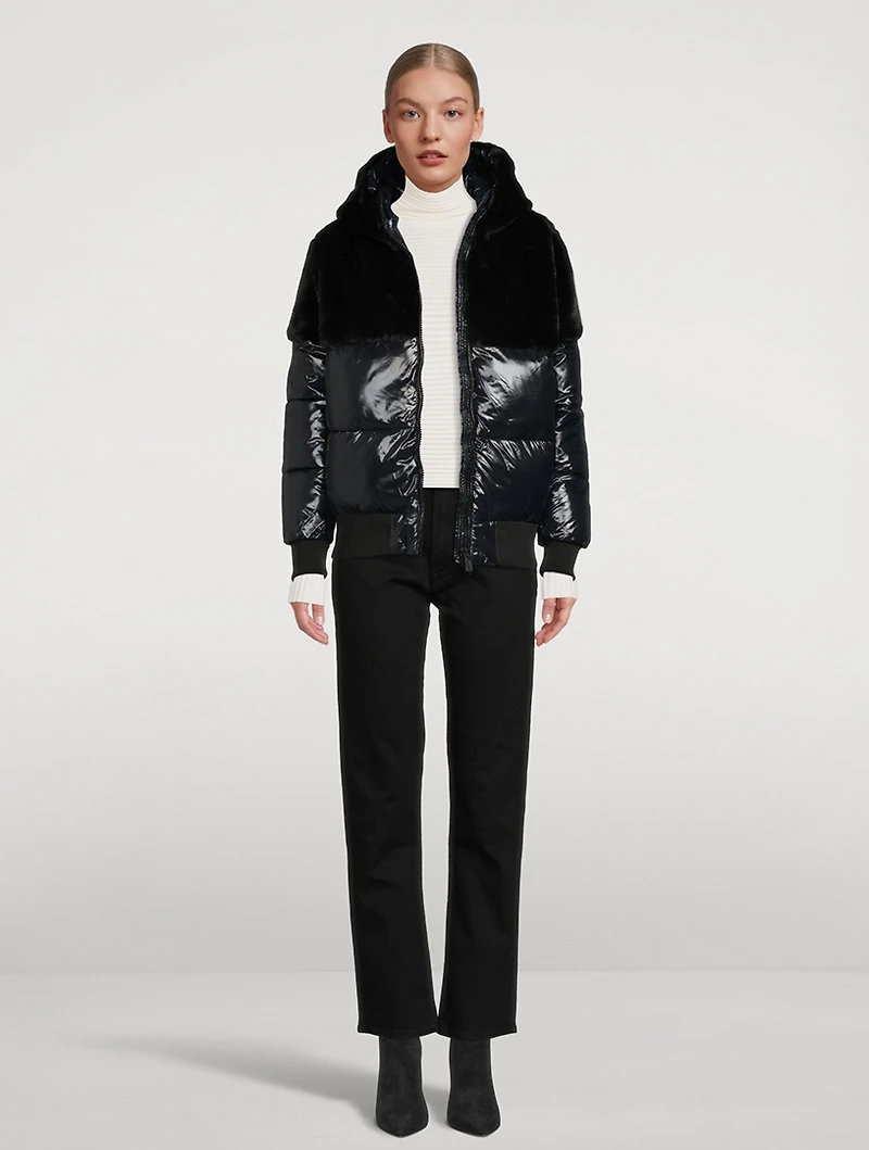 Ginerva Faux Fur Hooded Jacket