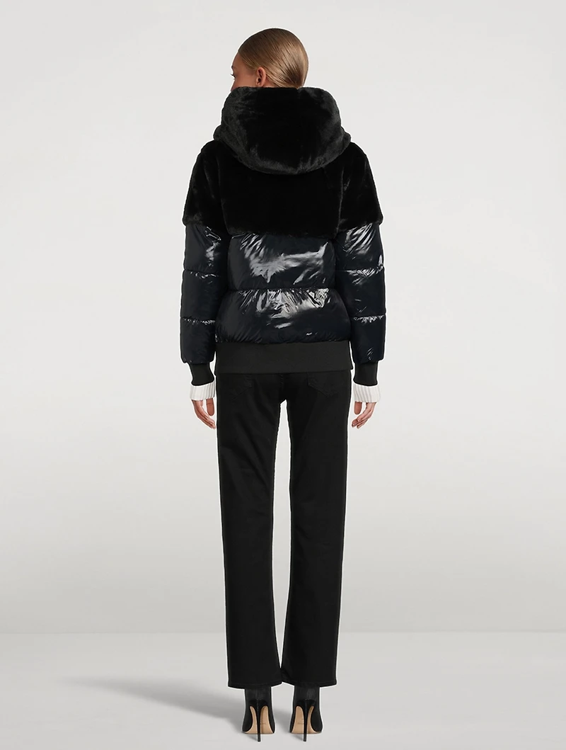 Ginerva Faux Fur Hooded Jacket