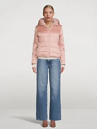 Laila Faux Fur Reversible Jacket With Hood