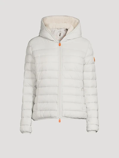 Gwen Faux Fur-Lined Jacket With Hood