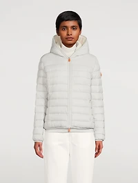 Gwen Faux Fur-Lined Jacket With Hood