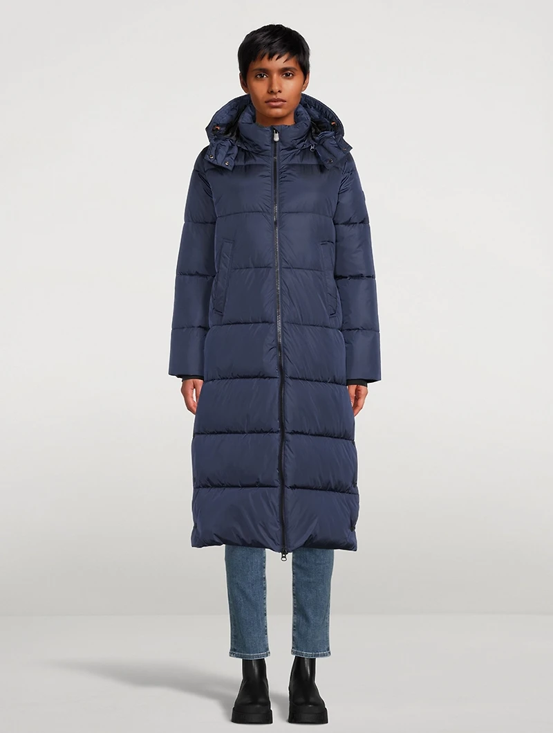 Colette Quilted Long Coat