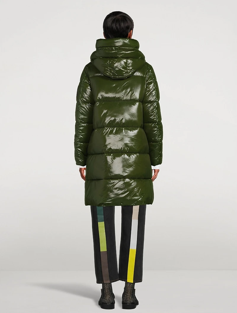 Isabel Long Puffer Jacket With Hood