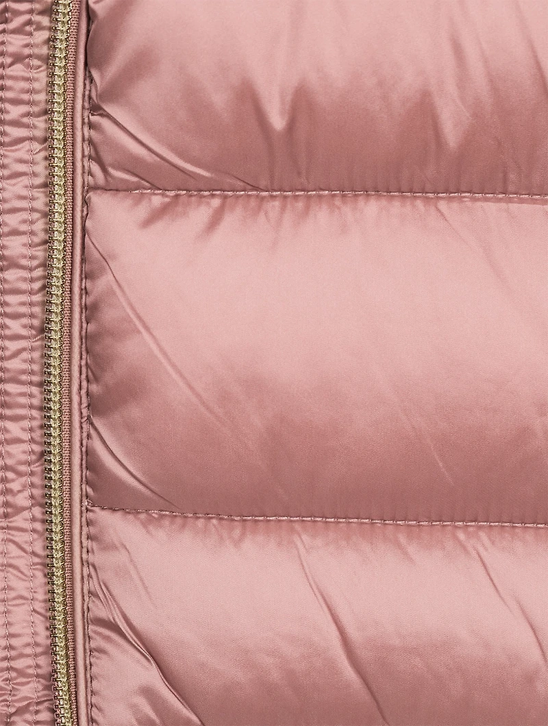 Lynn Quilted Vest With Stand Collar