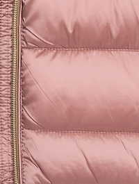 Lynn Quilted Vest With Stand Collar