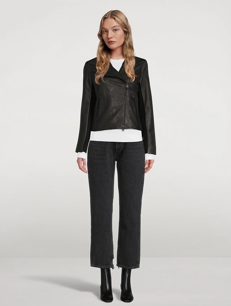 Gem Leather Motorcycle Jacket