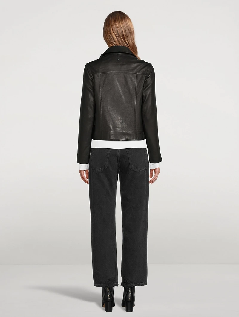 Gem Leather Motorcycle Jacket