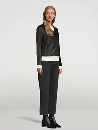 Gem Leather Motorcycle Jacket