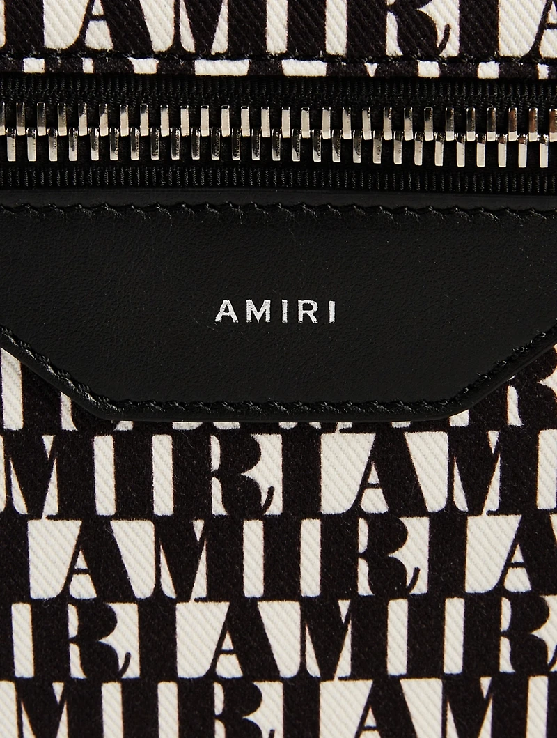Canvas Backpack In Logo Print
