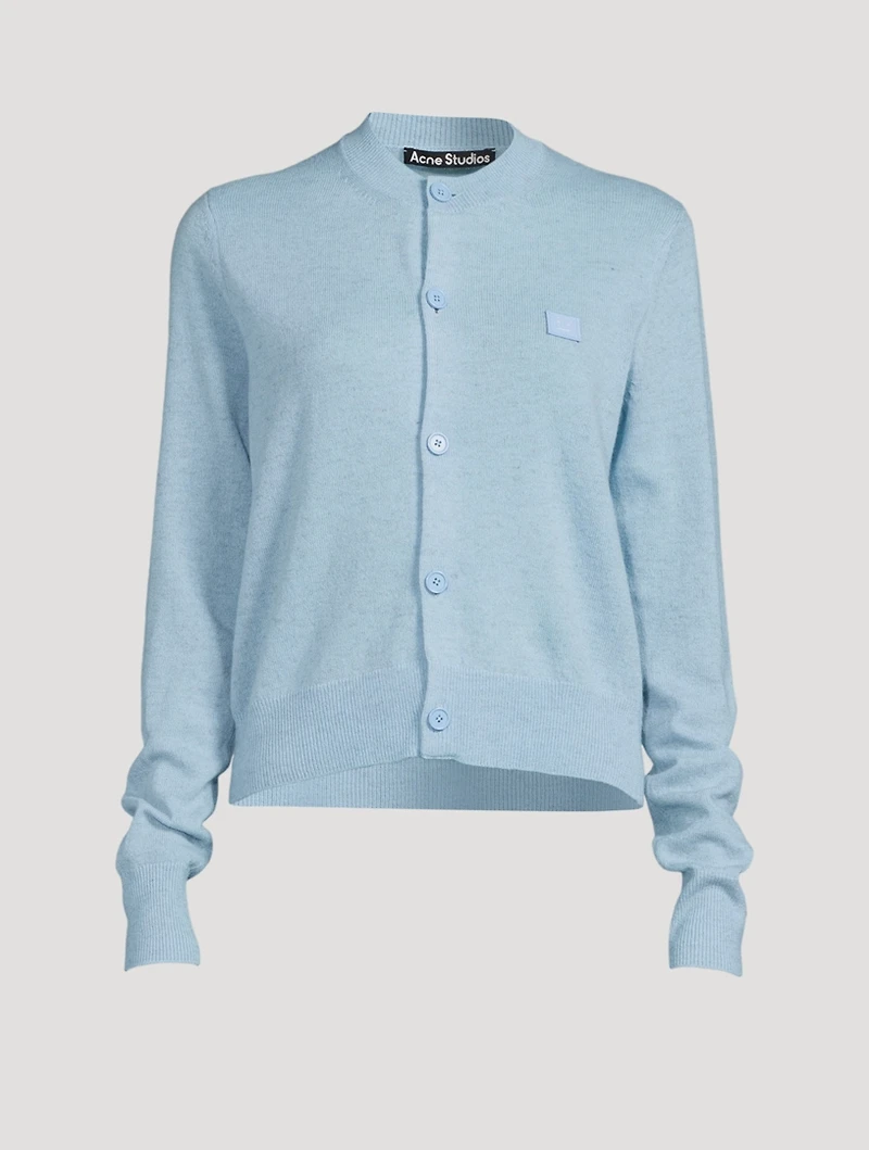 Wool Crewneck Cardigan