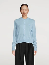 Wool Crewneck Cardigan