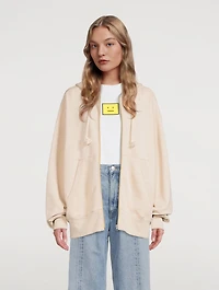 Hooded Zip-Front Sweatshirt