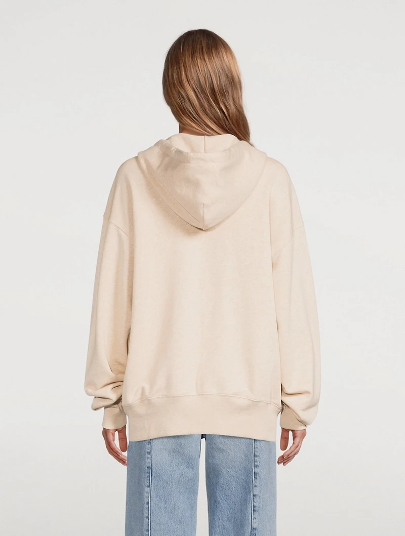 Hooded Zip-Front Sweatshirt