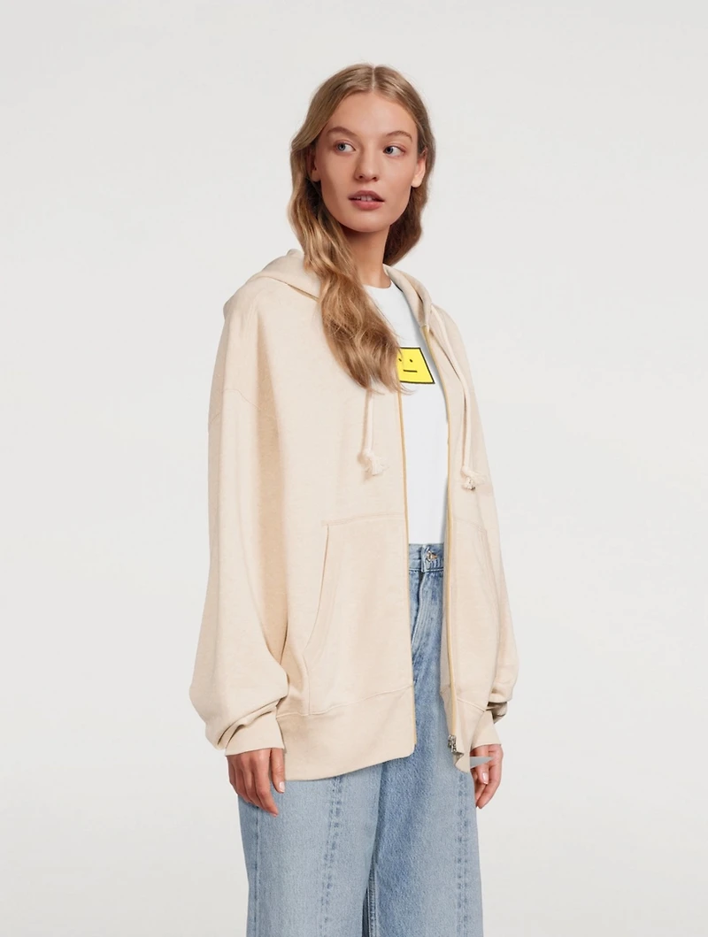 Hooded Zip-Front Sweatshirt