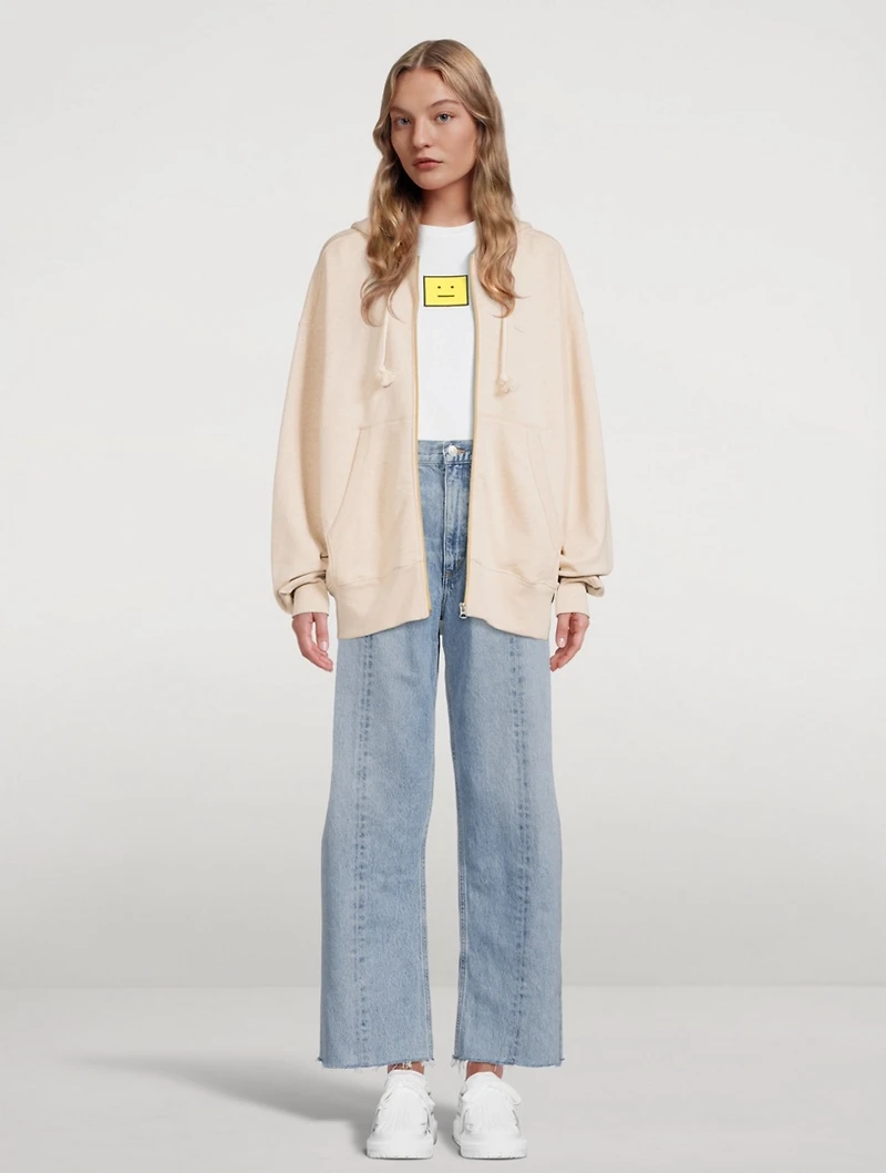 Hooded Zip-Front Sweatshirt