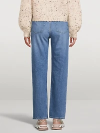 Bonnie High-Waisted Straight-Leg Jeans