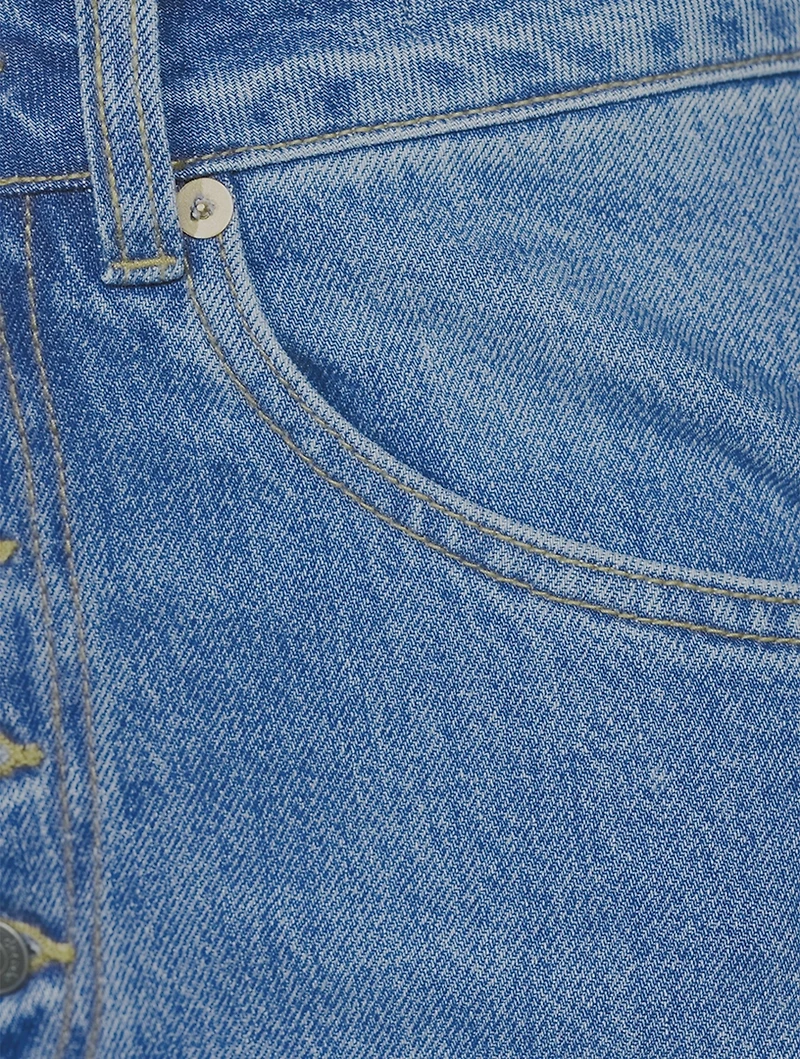 Bonnie High-Waisted Straight-Leg Jeans