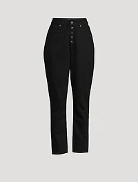 Pamela Slim Tapered-Leg Jeans