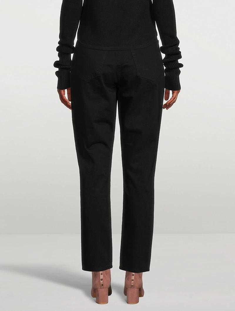 Pamela Slim Tapered-Leg Jeans