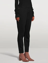Pamela Slim Tapered-Leg Jeans