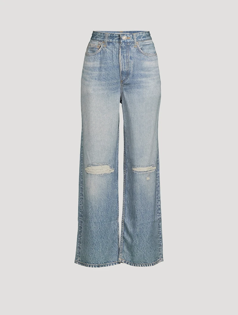 Miramar Trompe L'oeil Liquid Wide-Leg Pants