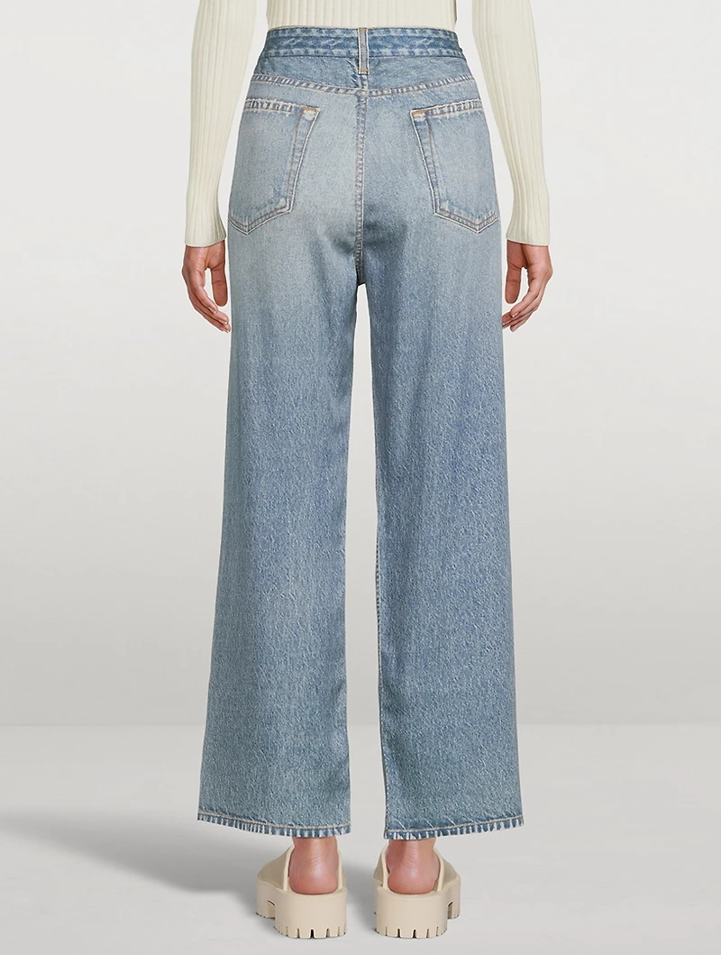 Miramar Trompe L'oeil Liquid Wide-Leg Pants