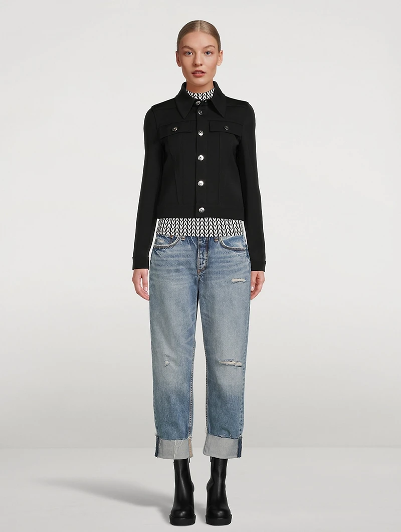 Rosa Mid-Rise Boyfriend Jeans
