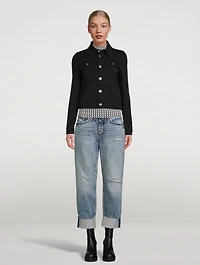 Rosa Mid-Rise Boyfriend Jeans