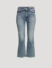 Nina High-Waisted Flared Ankle Jeans
