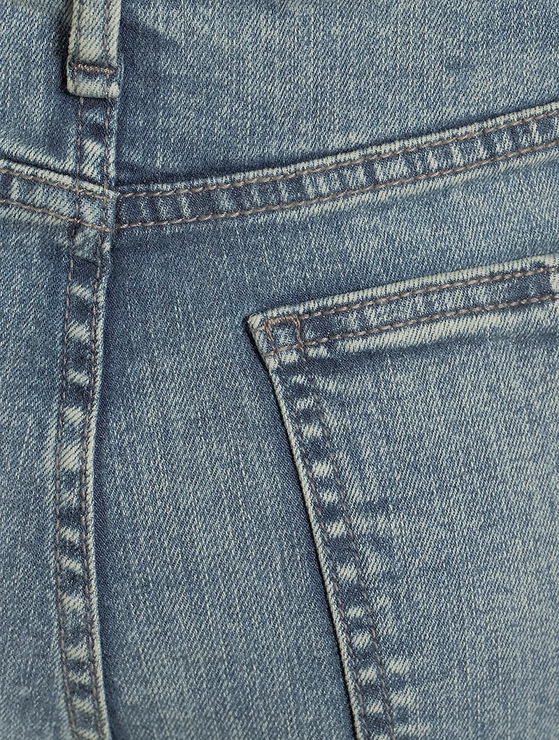 Nina High-Waisted Flared Ankle Jeans